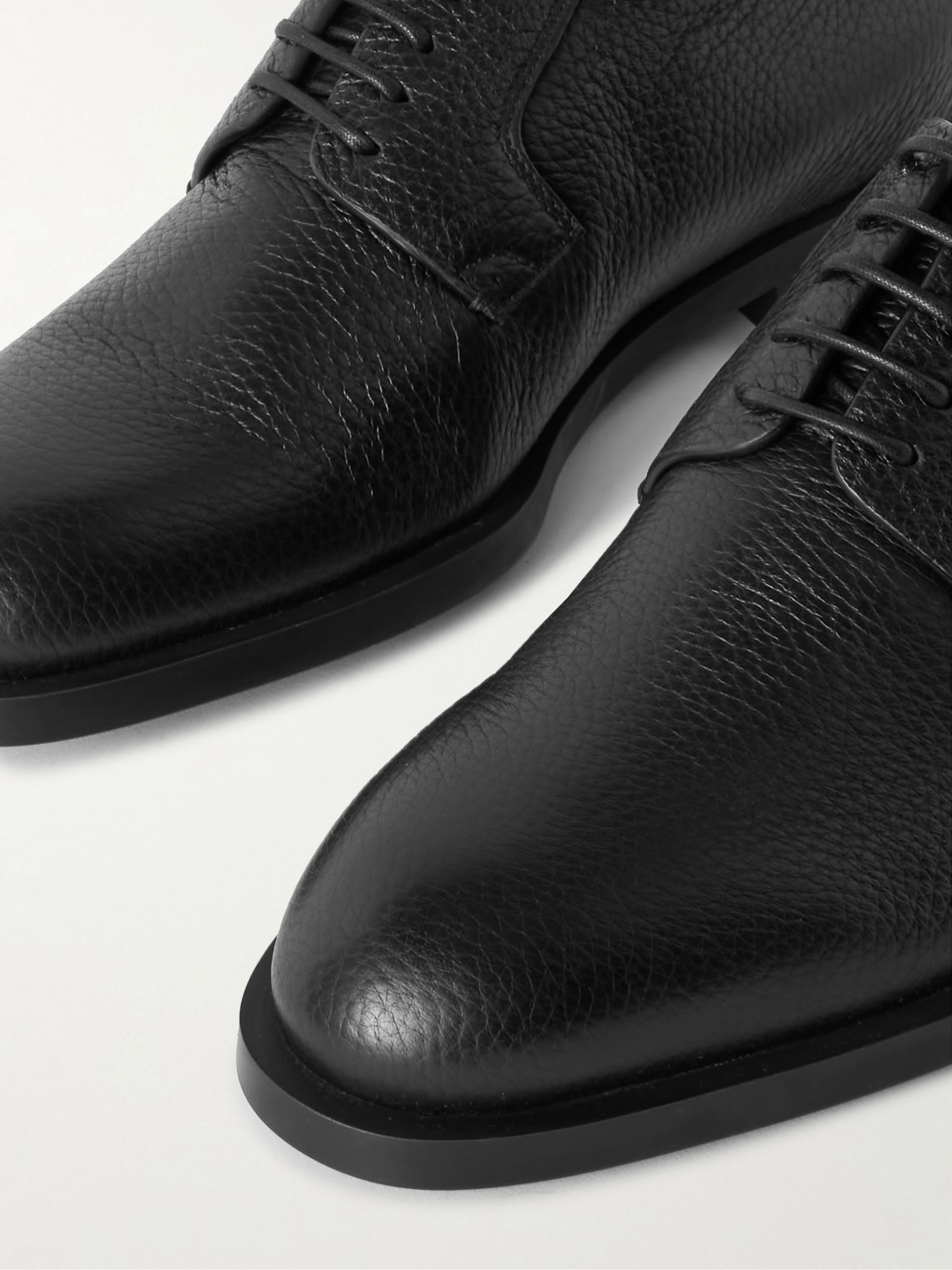 New Classic Flex Full-Grain Leather Derby Shoes Black - 6