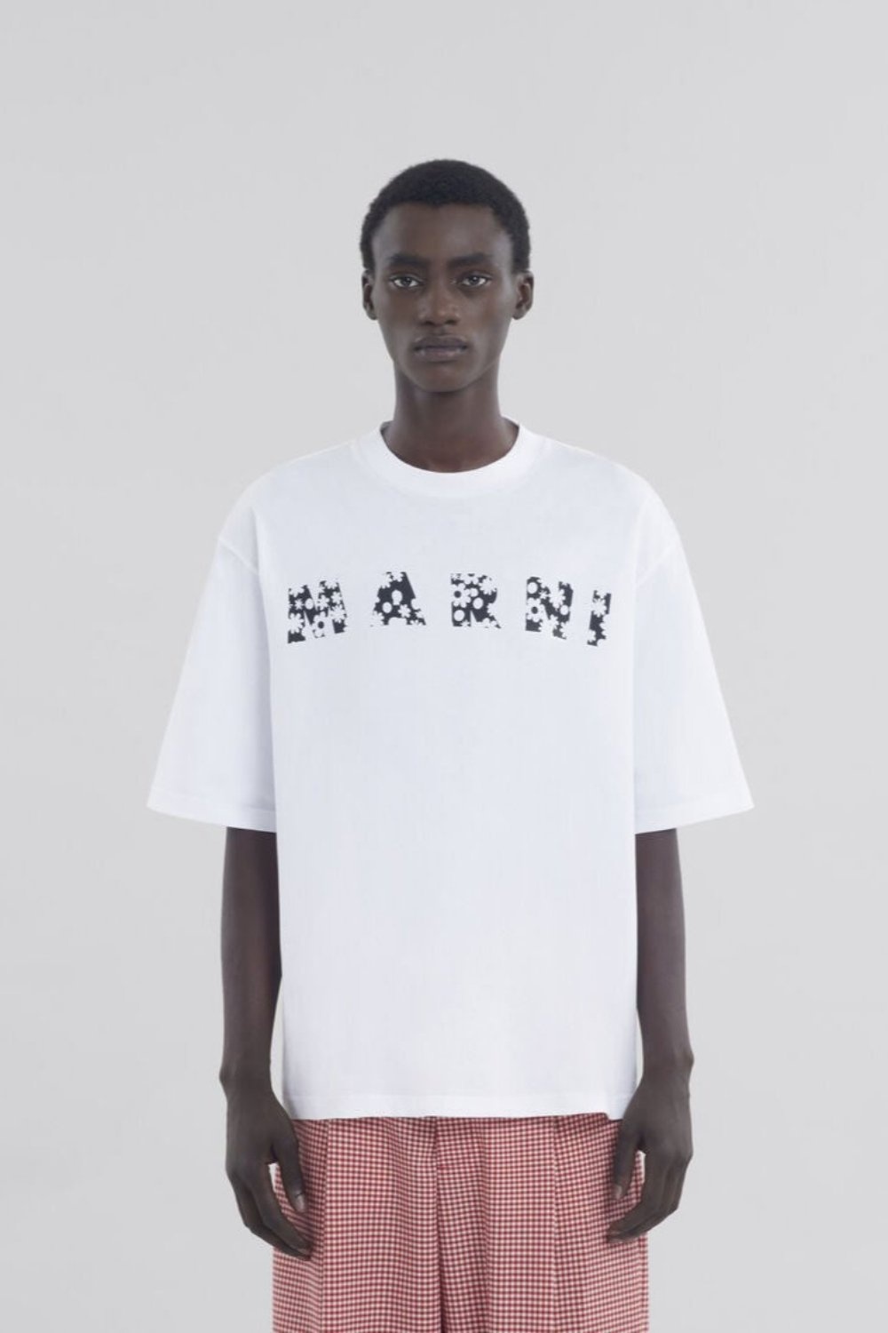 Black T-Shirt with Pop Fields Marni Logo - 2
