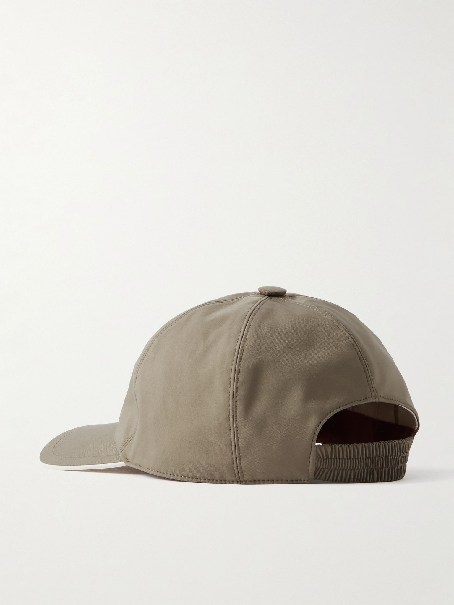 Logo-Embroidered Storm System® Shell Baseball Cap Beige - 3