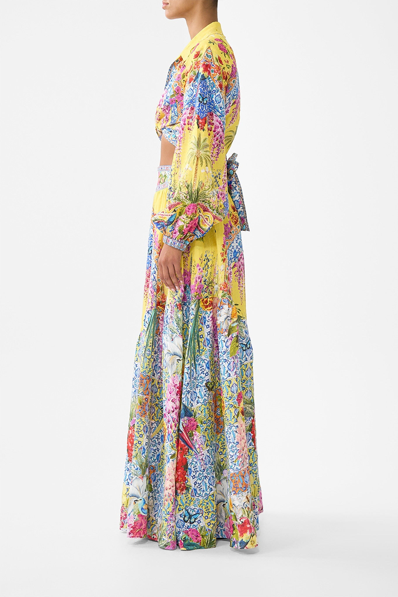 SKIRT WITH SHAPED SEAM - 3