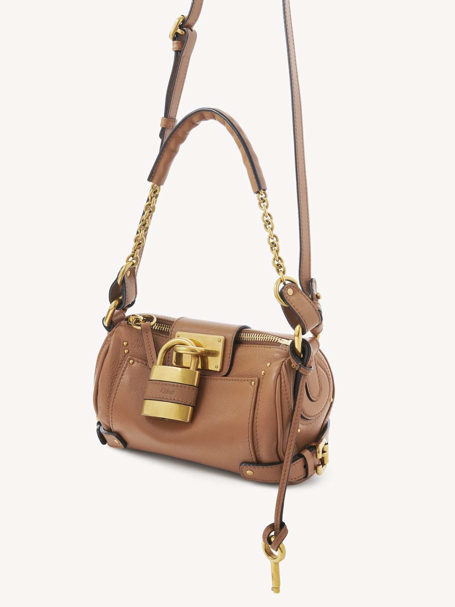 SMALL PADDINGTON CHAIN BAG IN GRAINED LEATHER - 3