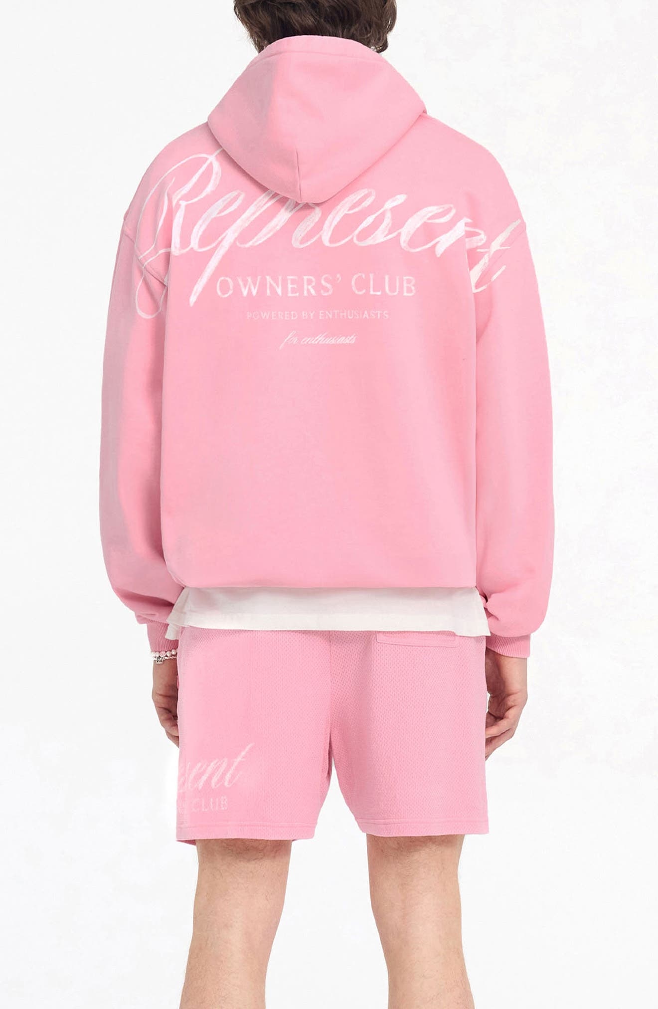 Represent Owners Club Graphic Hoodie in Pink at Nordstrom - 2