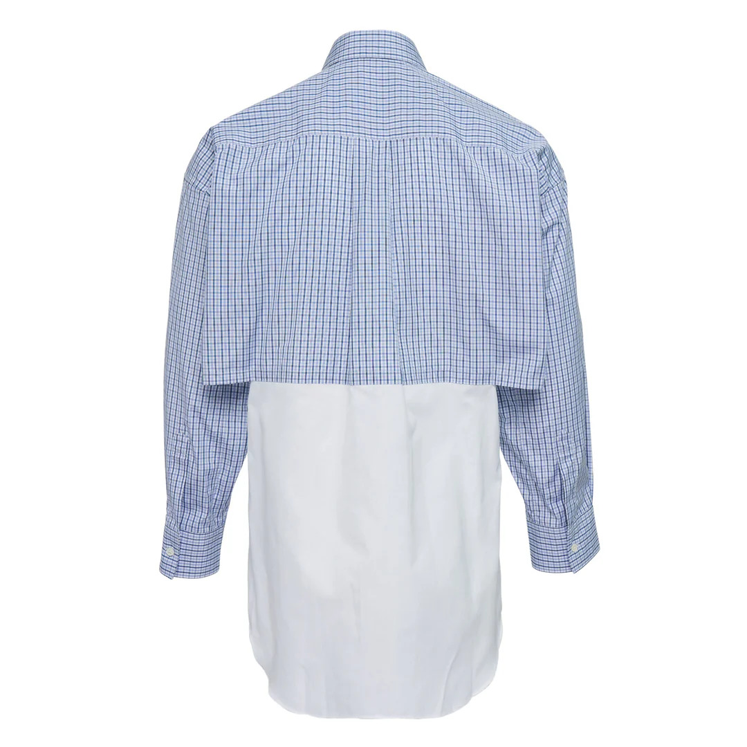 Yarn Dyed Cotton Check Long Sleeve Shirt - 2