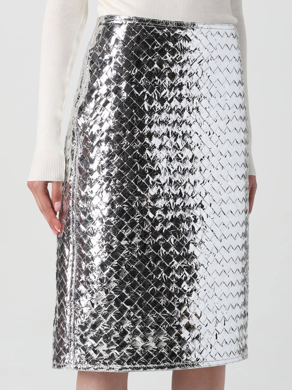 Bottega Veneta skirt in lambskin - 5