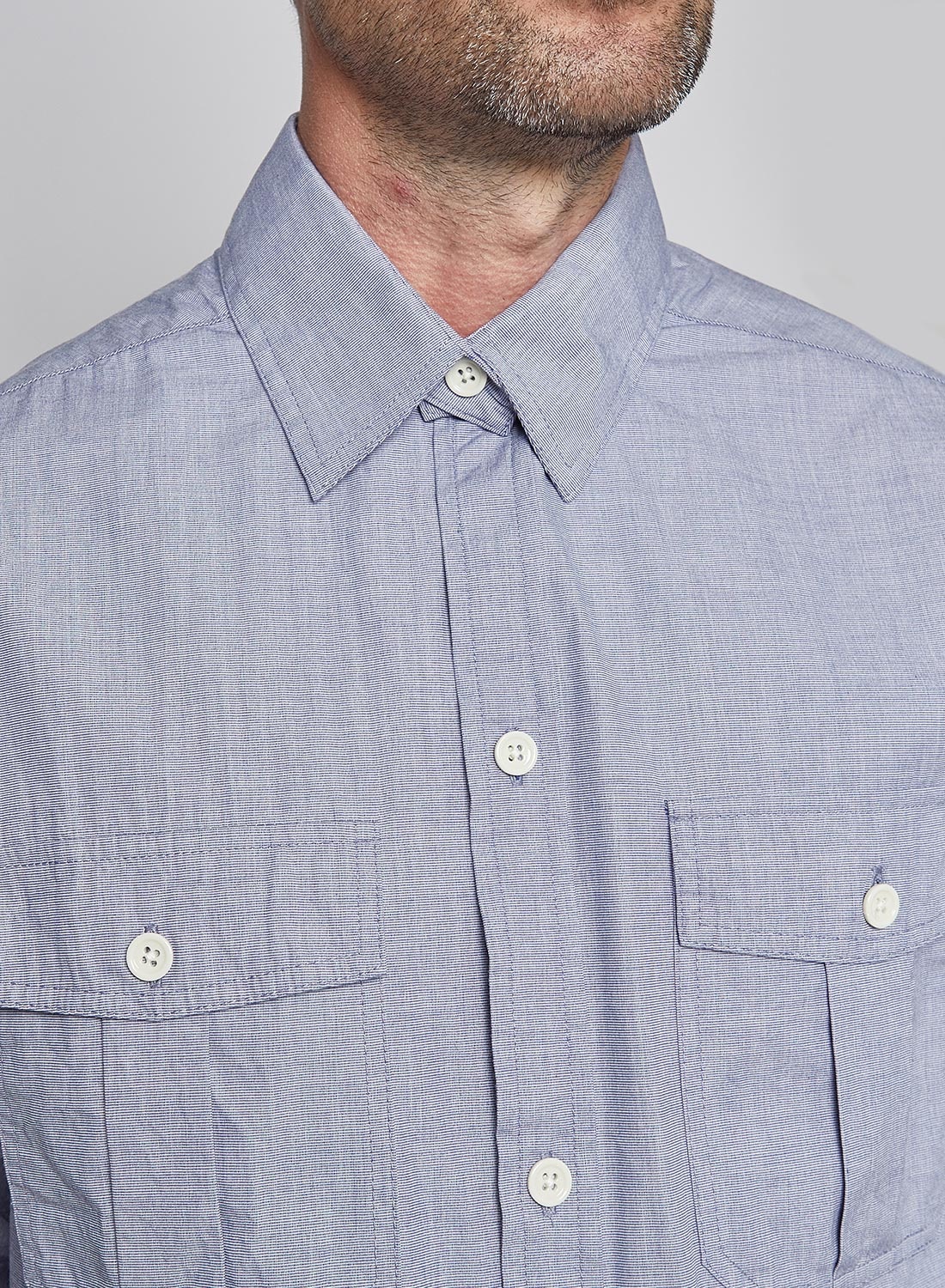 Tunic Shirt in Blue - 3