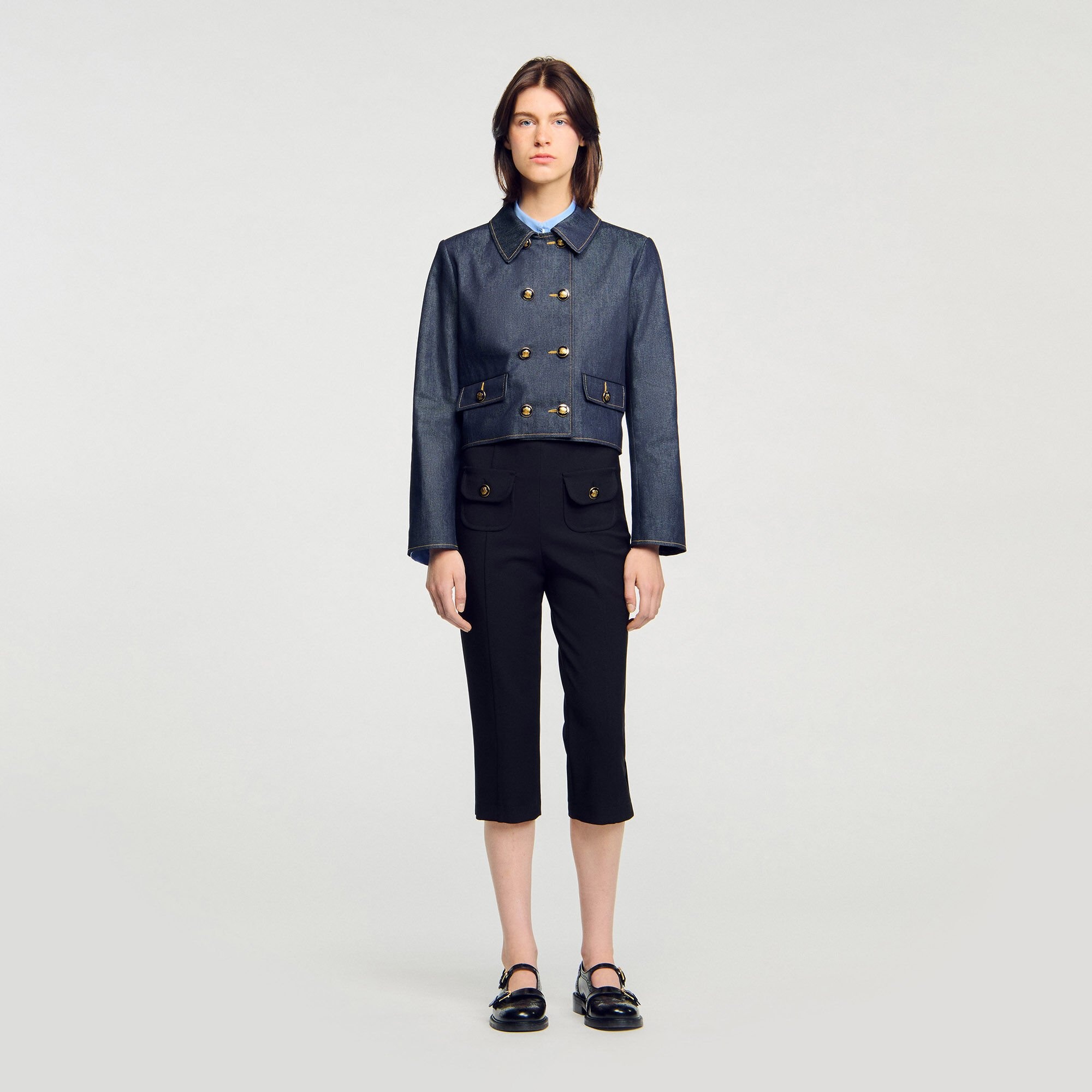 DENIM TAILORED JACKET - 2