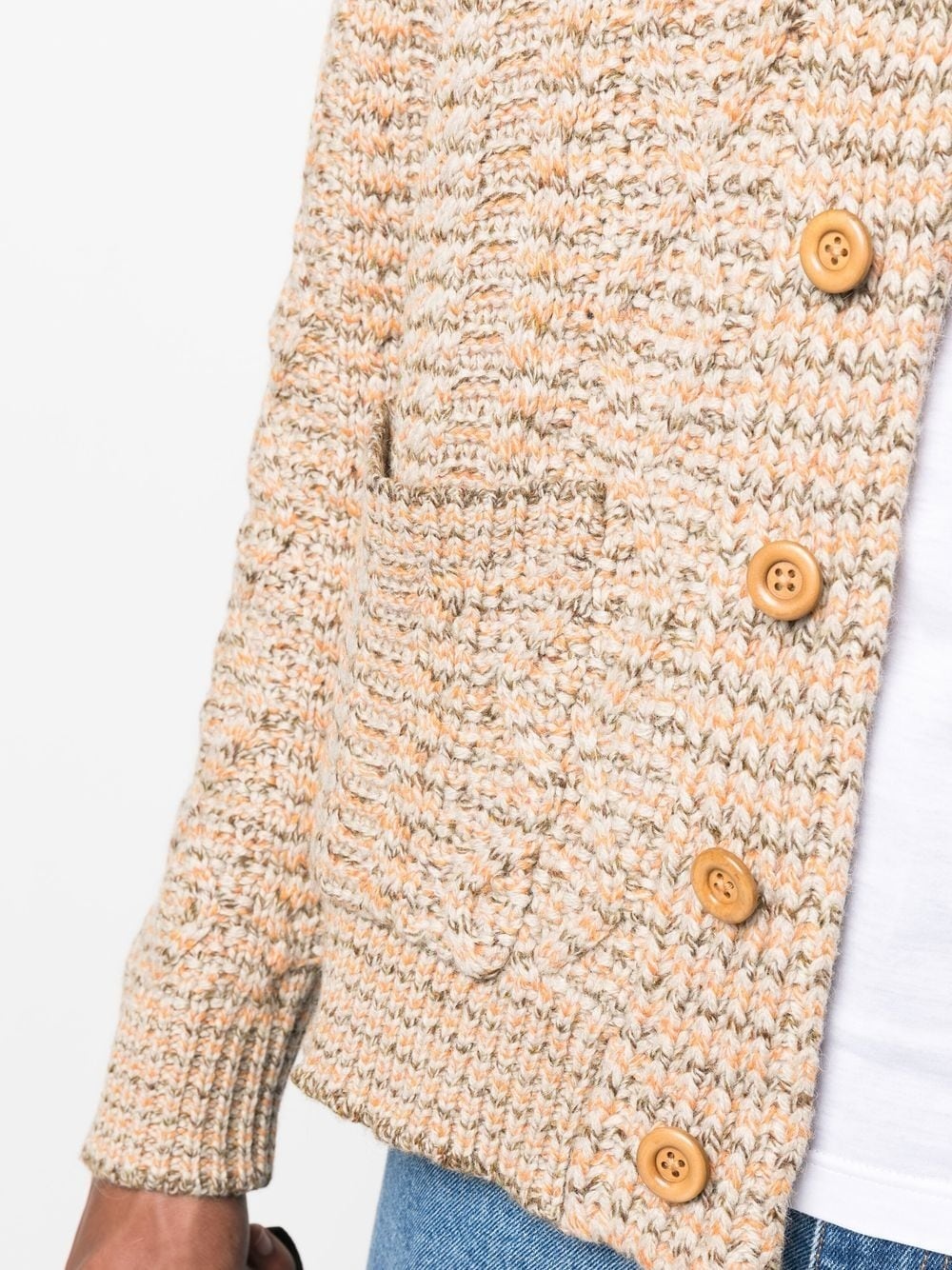 cable-knit cardigan - 5