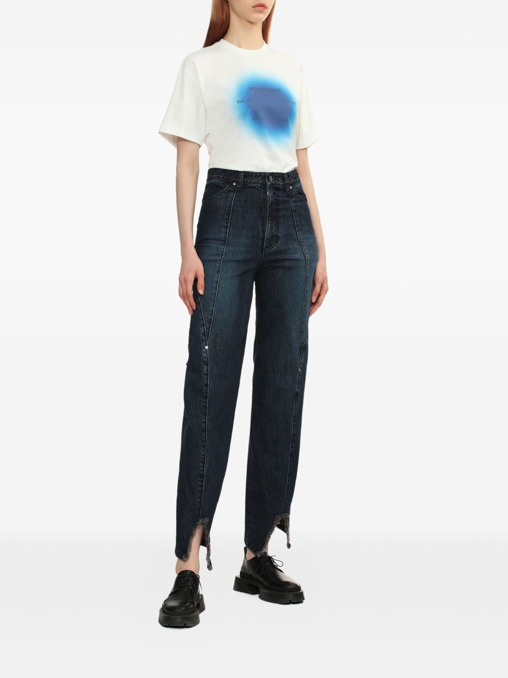 Eternity spray-print cotton T-shirt - 3
