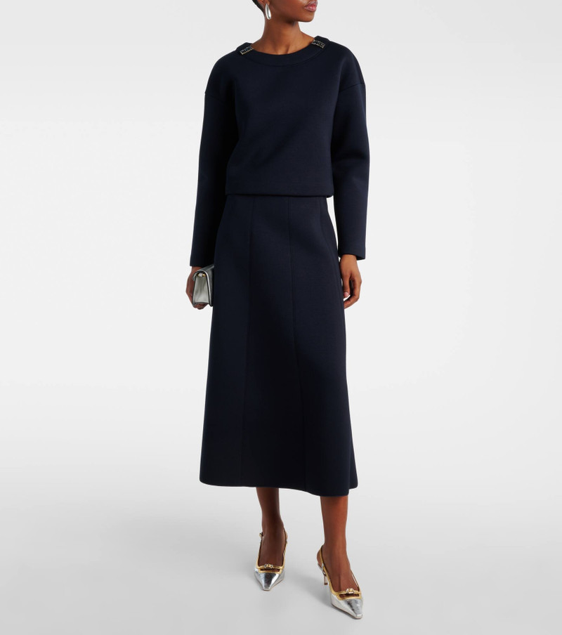 'S Max Mara Brunate paneled midi skirt outlook