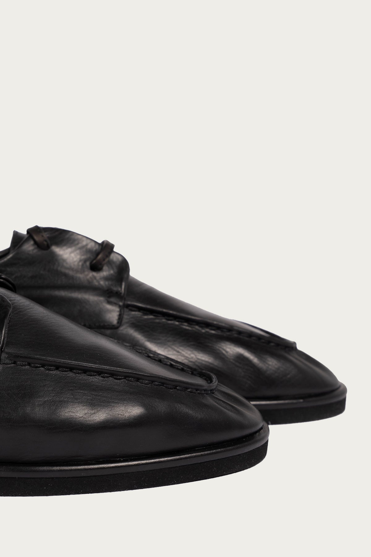 AURALEE　オーラリー　LEATHER SHOES　25.5 Auralee Leather Shoes in Beige Curated at Jake and Jones