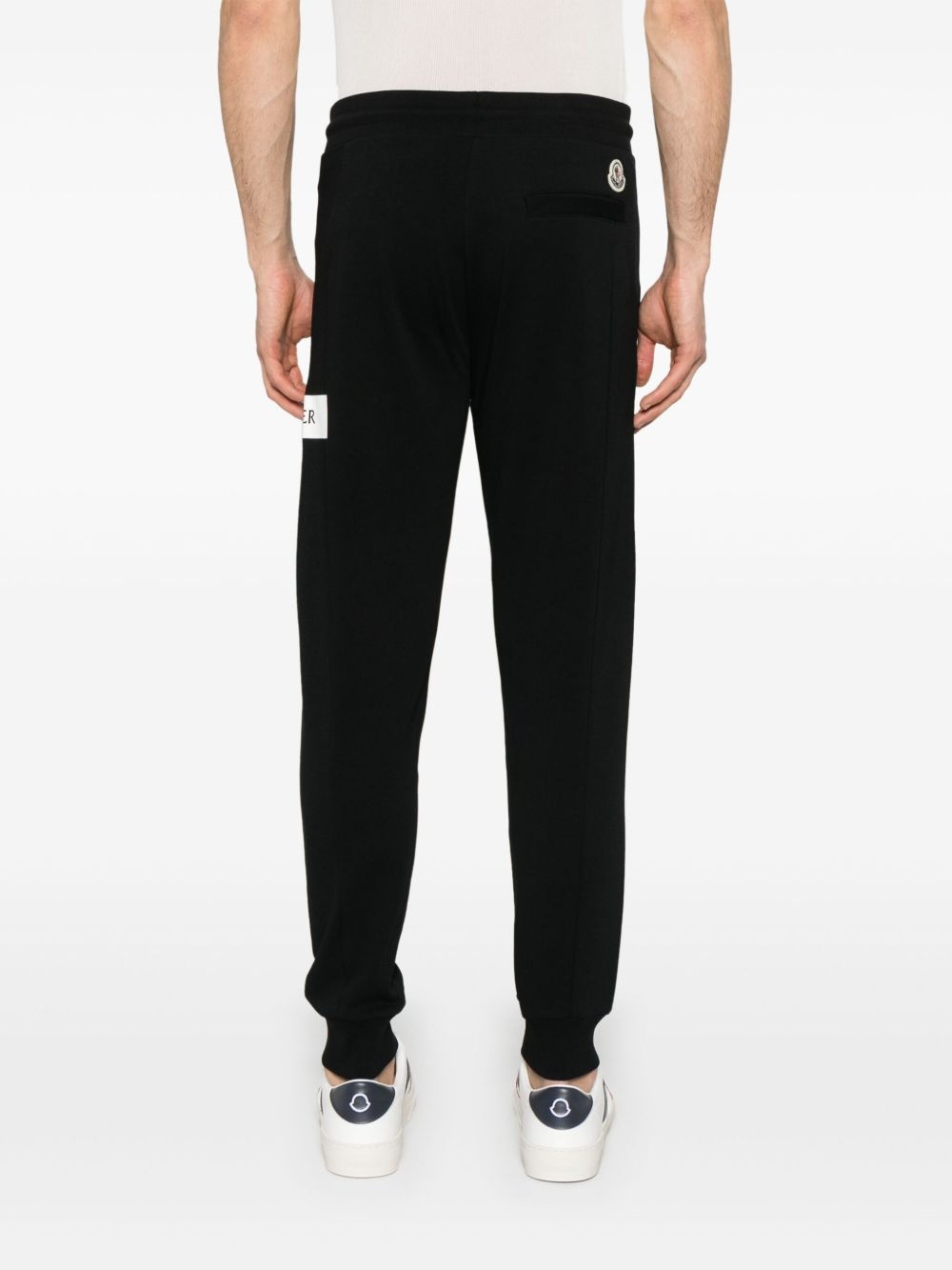 raised-logo track trousers - 4