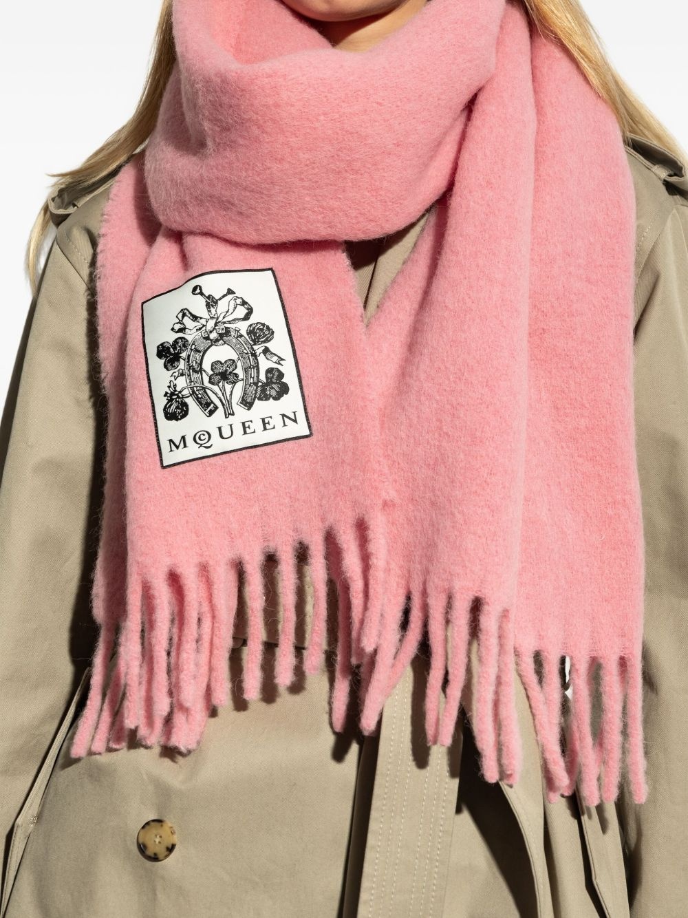 wool-blend scarf - 4