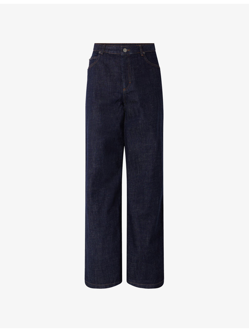 Calvin Straight-Leg Mid-Rise Jeans 1
