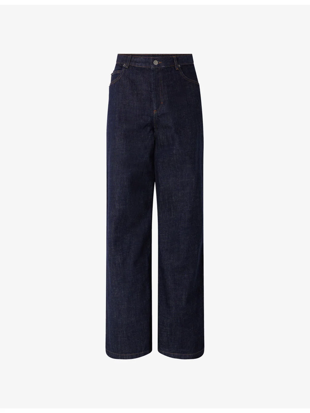 Calvin Straight-Leg Mid-Rise Jeans - 1