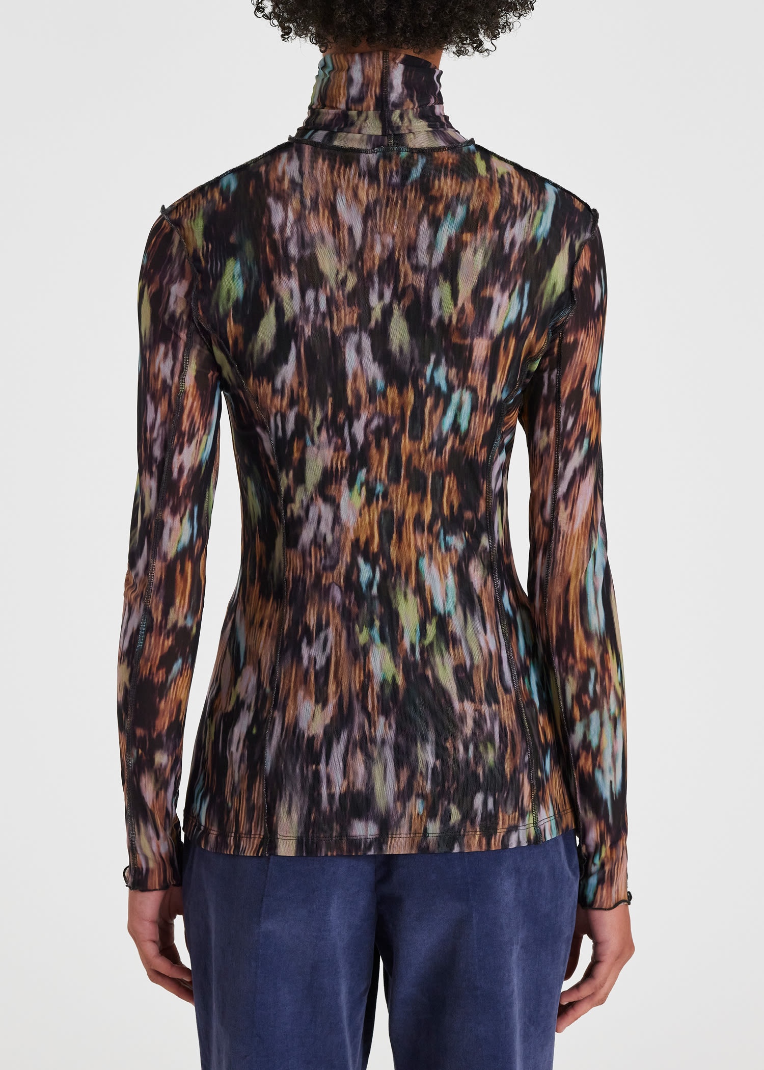 Mesh Roll-Neck Top - 4