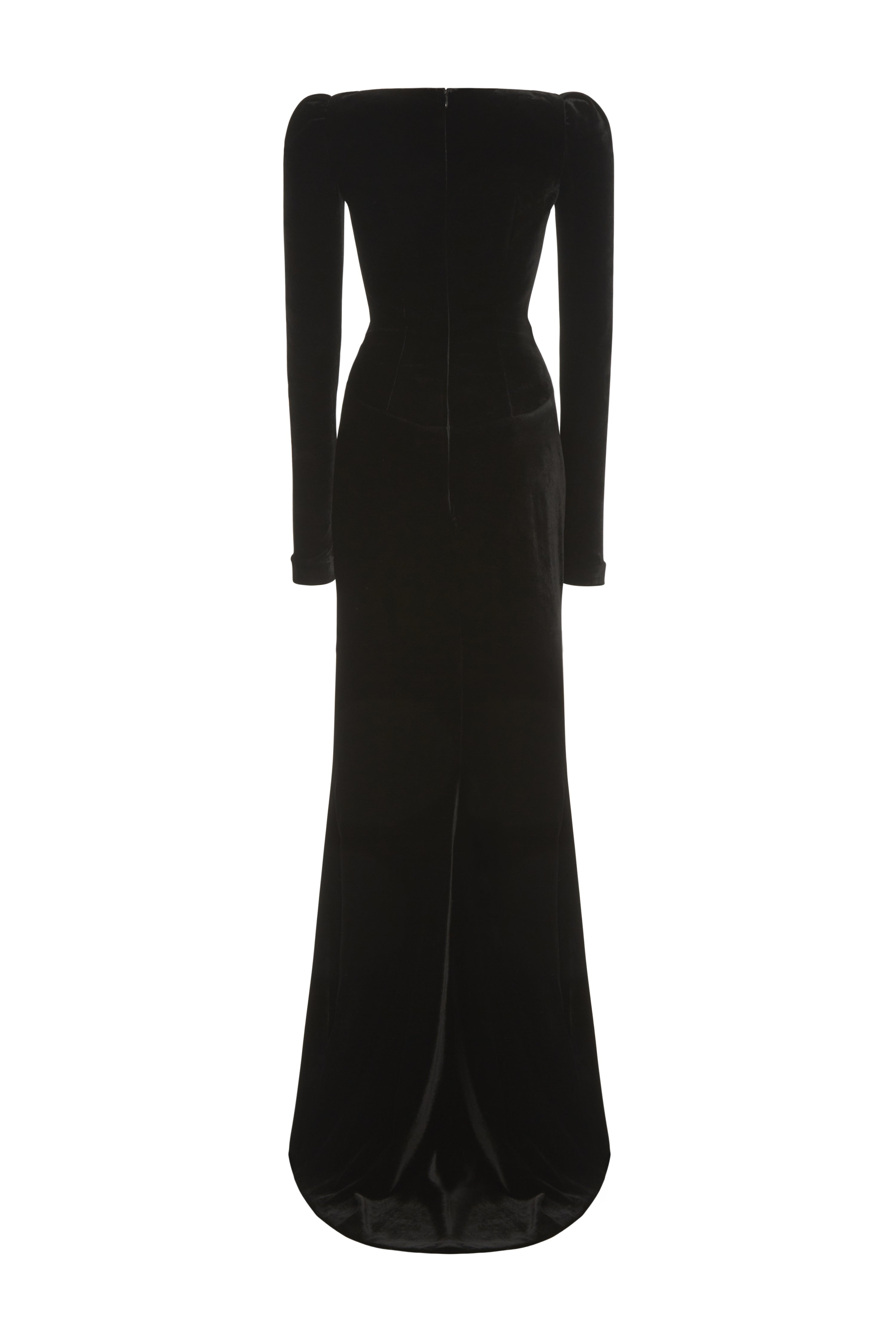 VELVET EVENING DRESS - 2