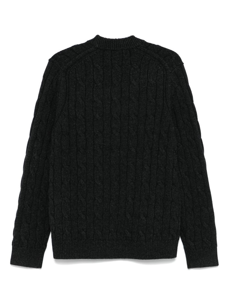 Theory cable-knit cardigan outlook