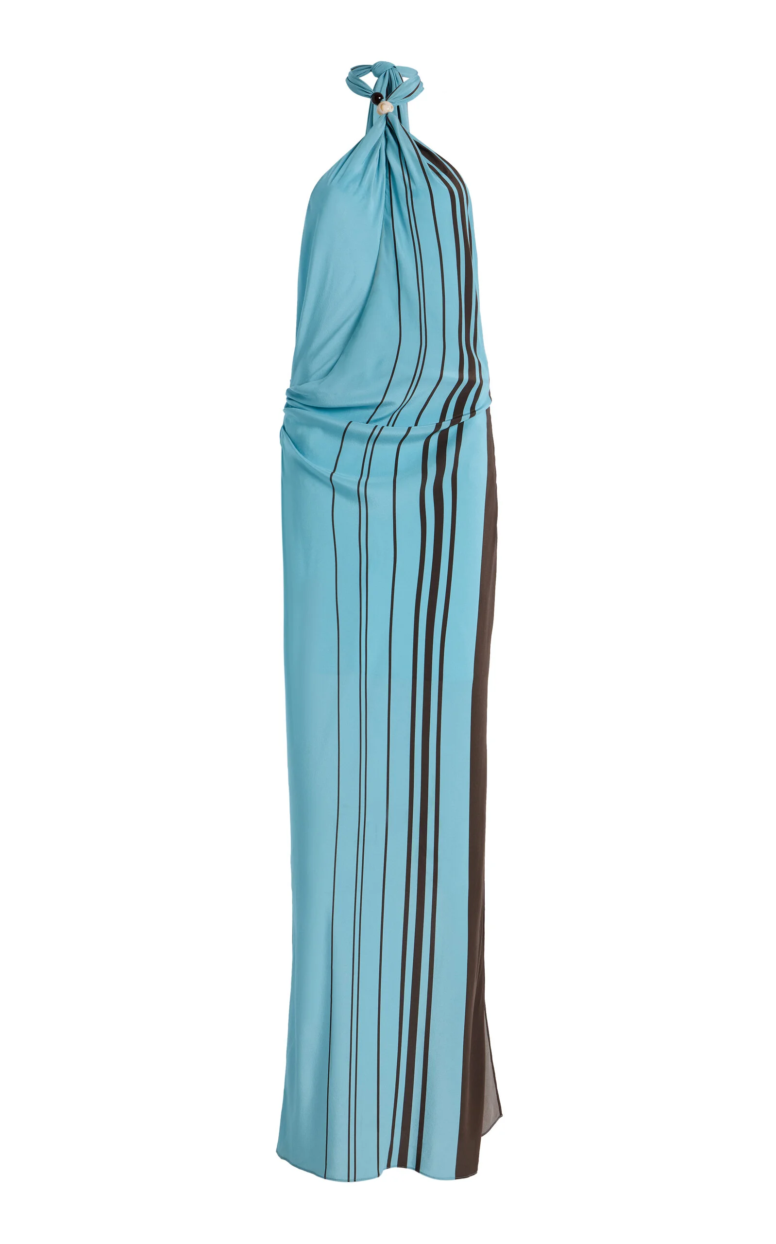 Rioja Striped Crepe Maxi Dress blue - 1