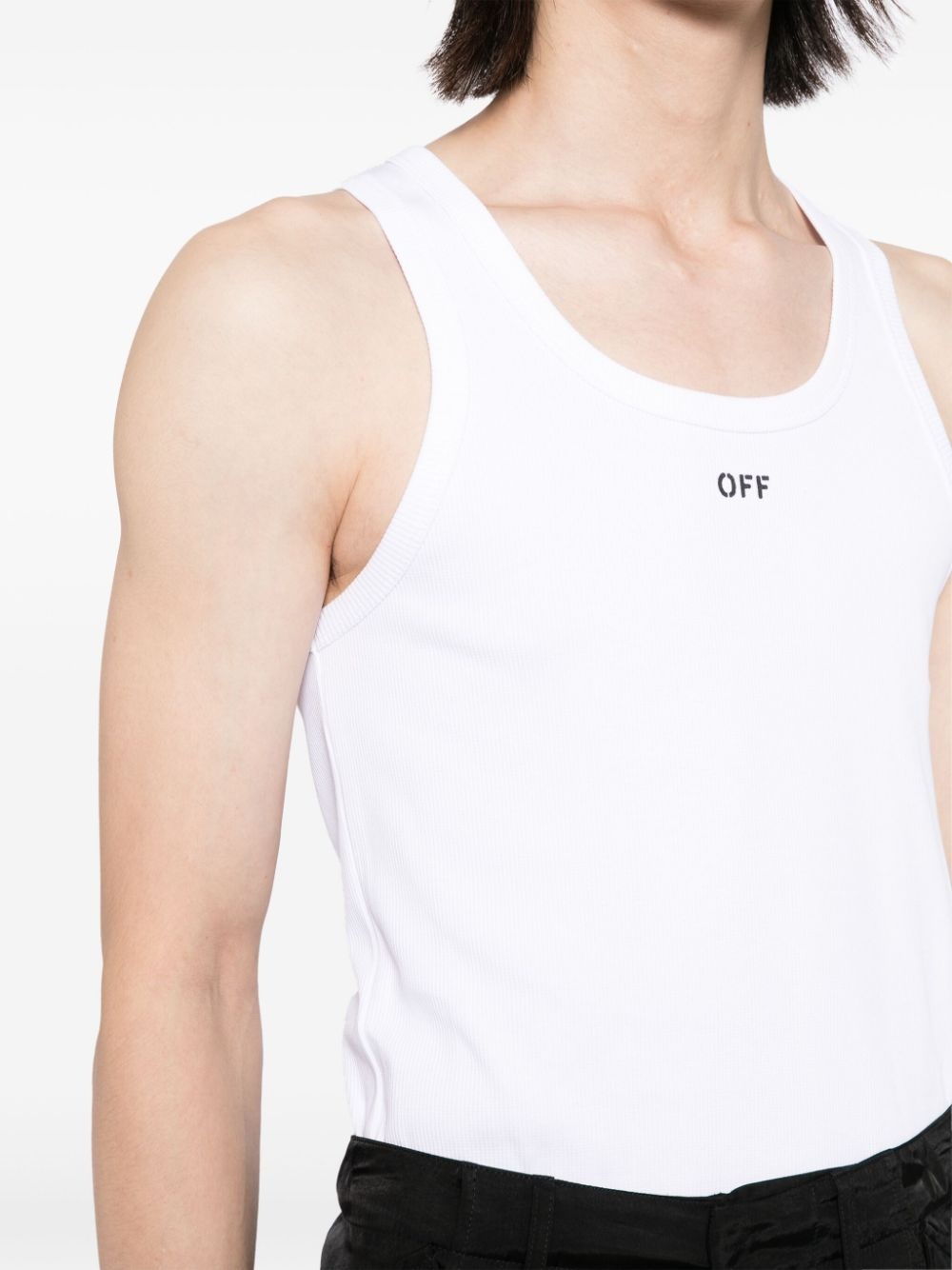 logo-print tank top - 5