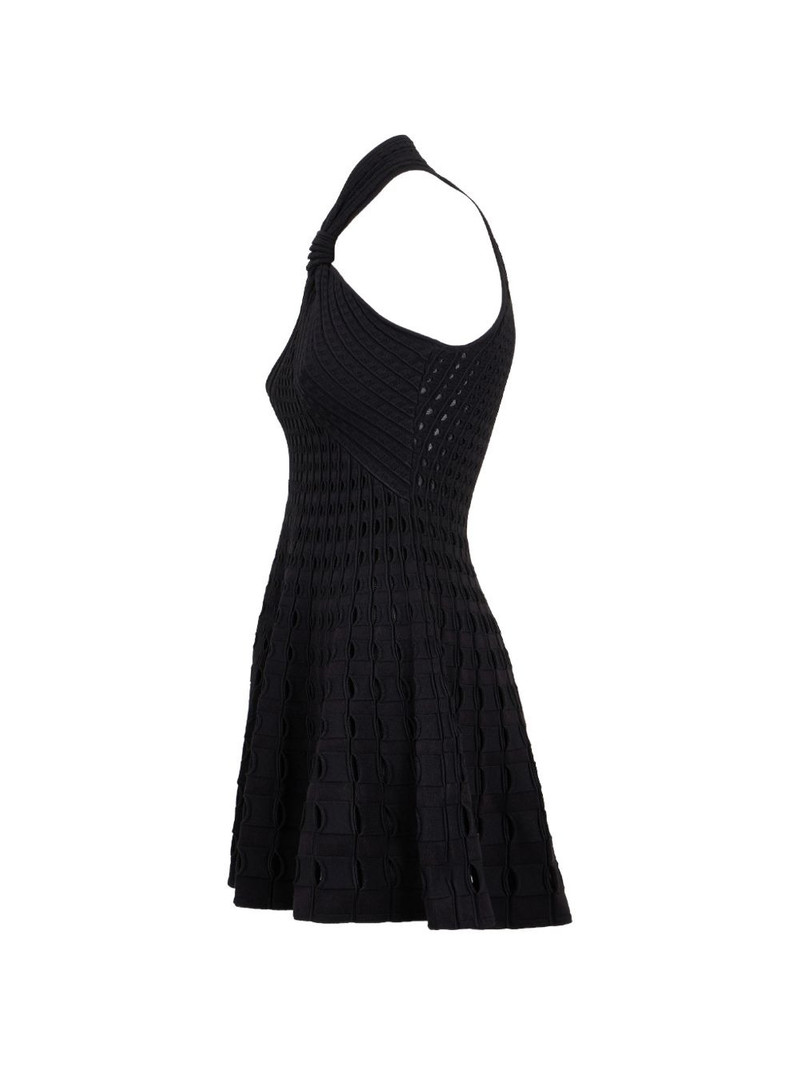 eyelet-knit mini dress 3