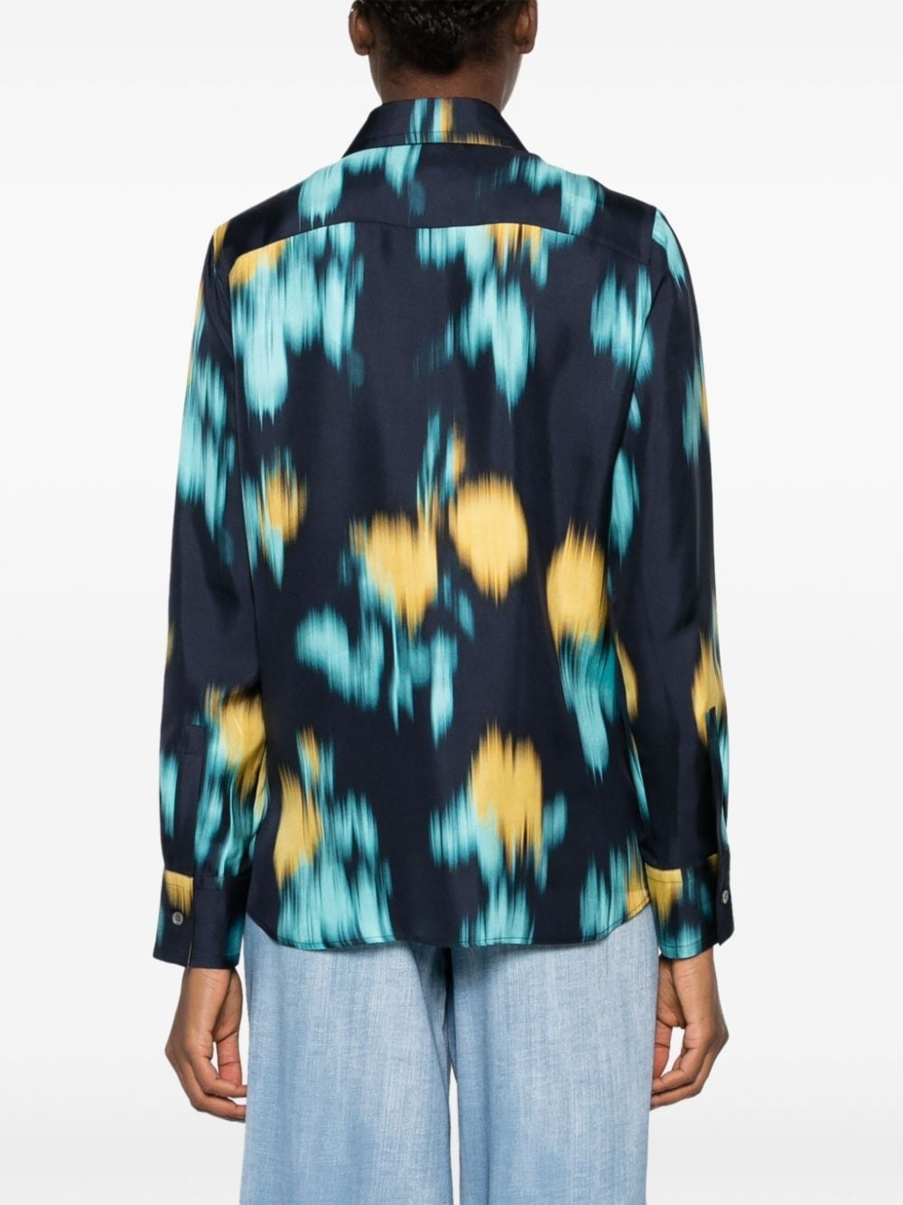 abstract-print shirt - 4