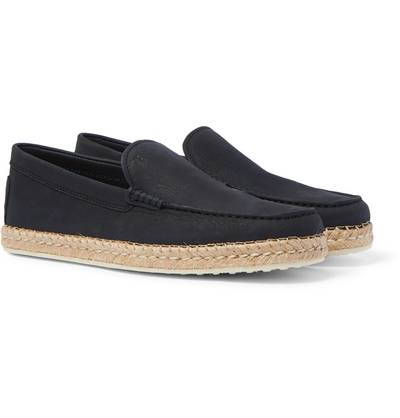 Tod's Nubuck Espadrille Loafers outlook