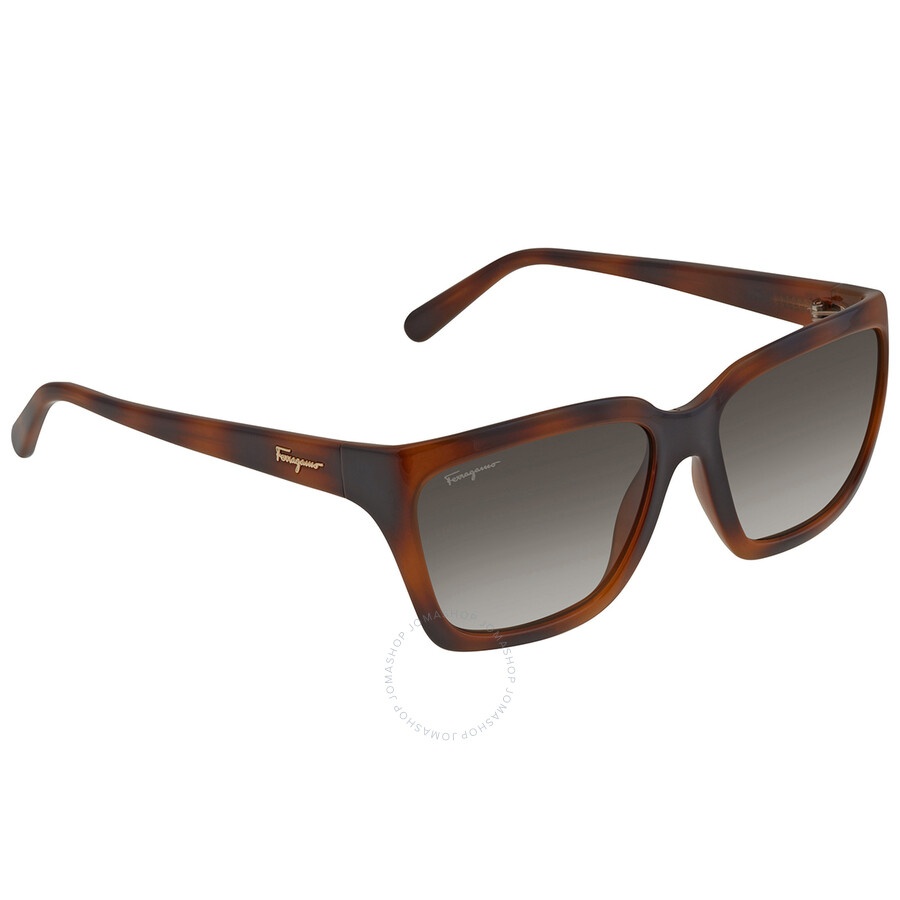 Salvatore Ferragamo Grey Rectangular Ladies Sunglasses SF1018S 214 59 - 3