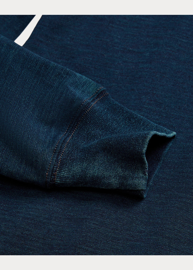 Indigo Jersey Long-Sleeve T-Shirt 4