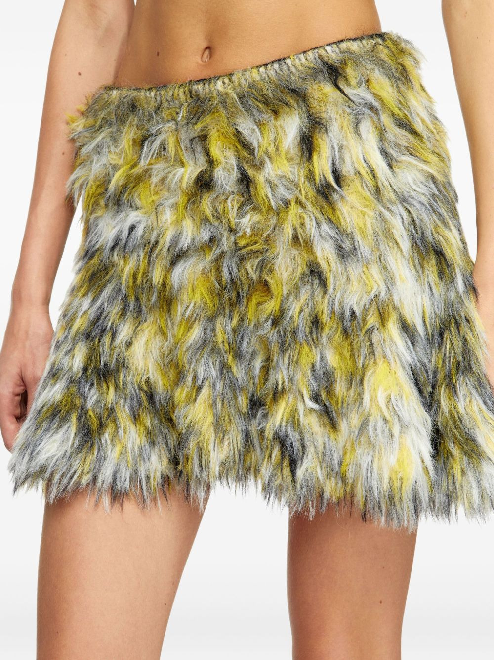 flared mini A-line skirt - 5