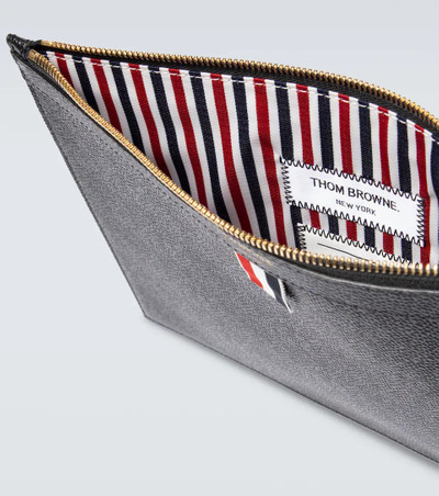 Thom Browne Grained leather tablet holder outlook