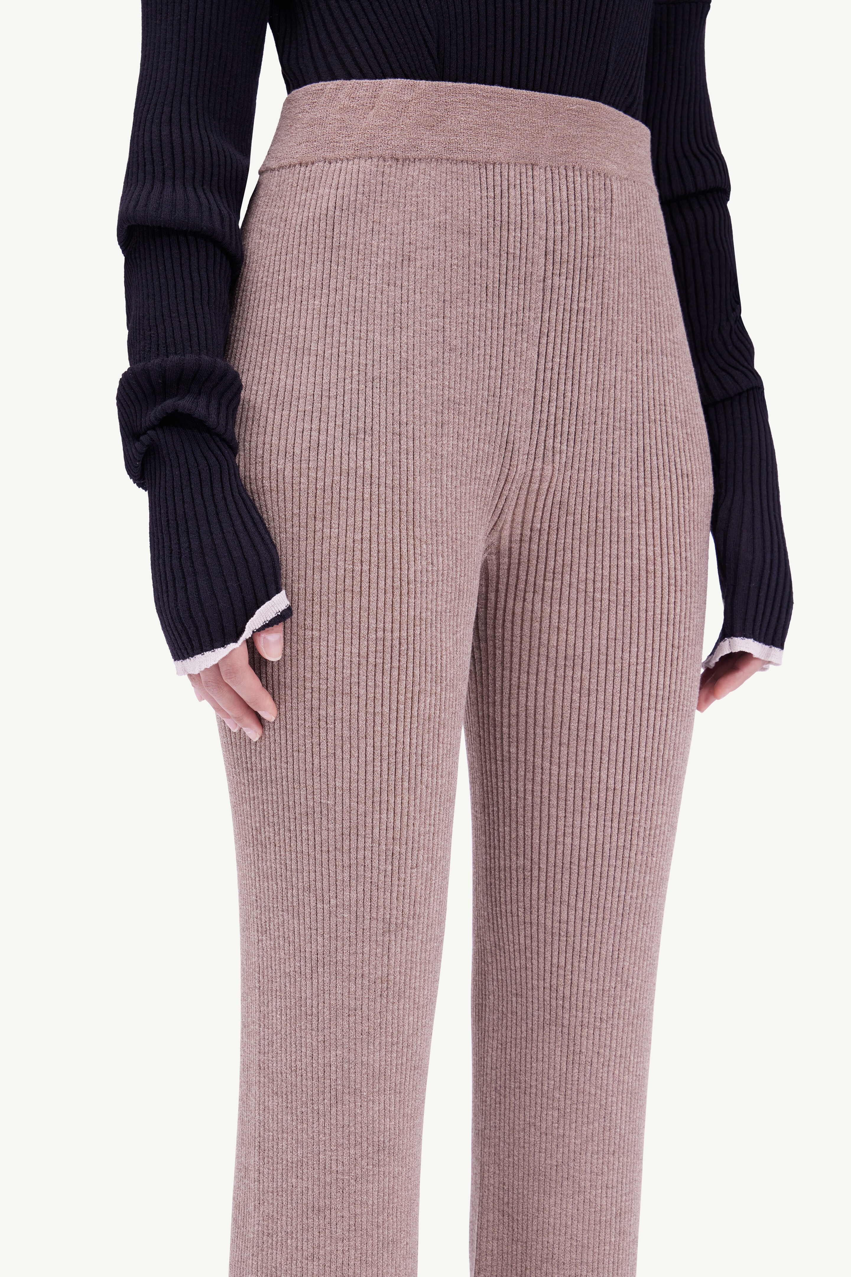 Ribbed knit trousers - 5