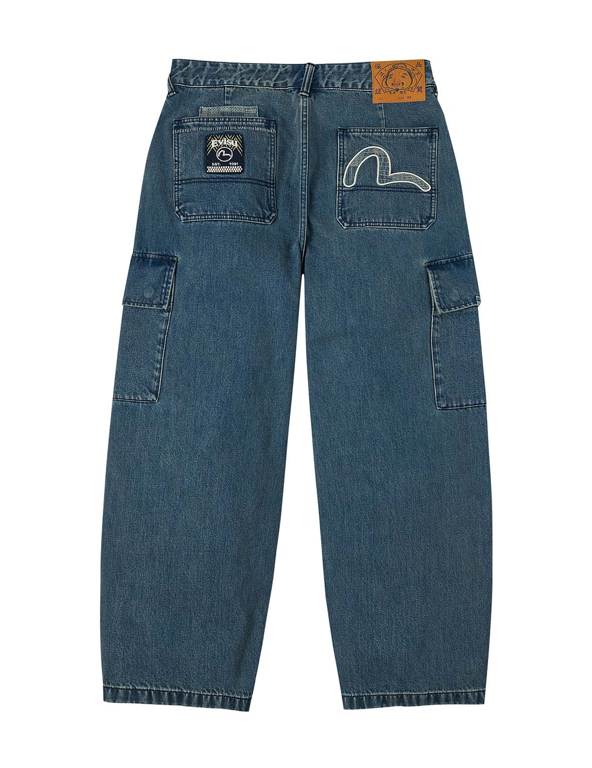 Shshiko Seagull Balloon Fit Cargo Jeans - 16