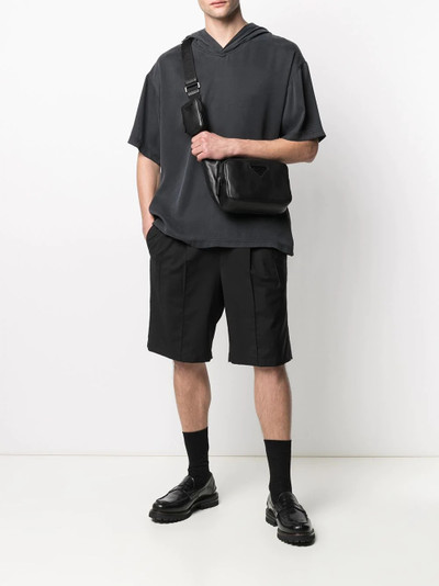 Bottega Veneta hooded short-sleeve sweatshirt outlook