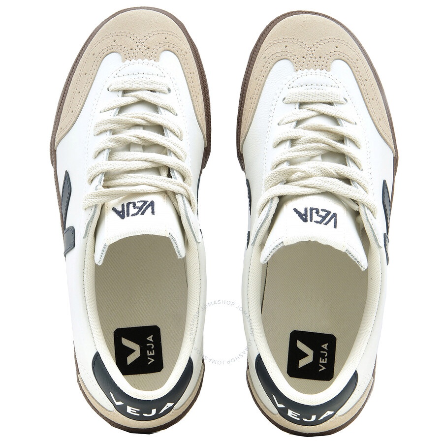 Veja Volley Leather Low-Top Sneakers - 4