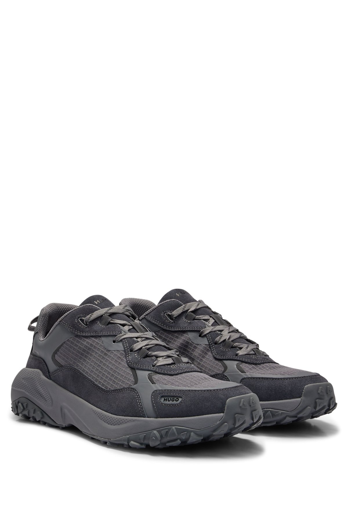 MIXED-MATERIAL TRAINERS WITH RIPSTOP MESH - 2