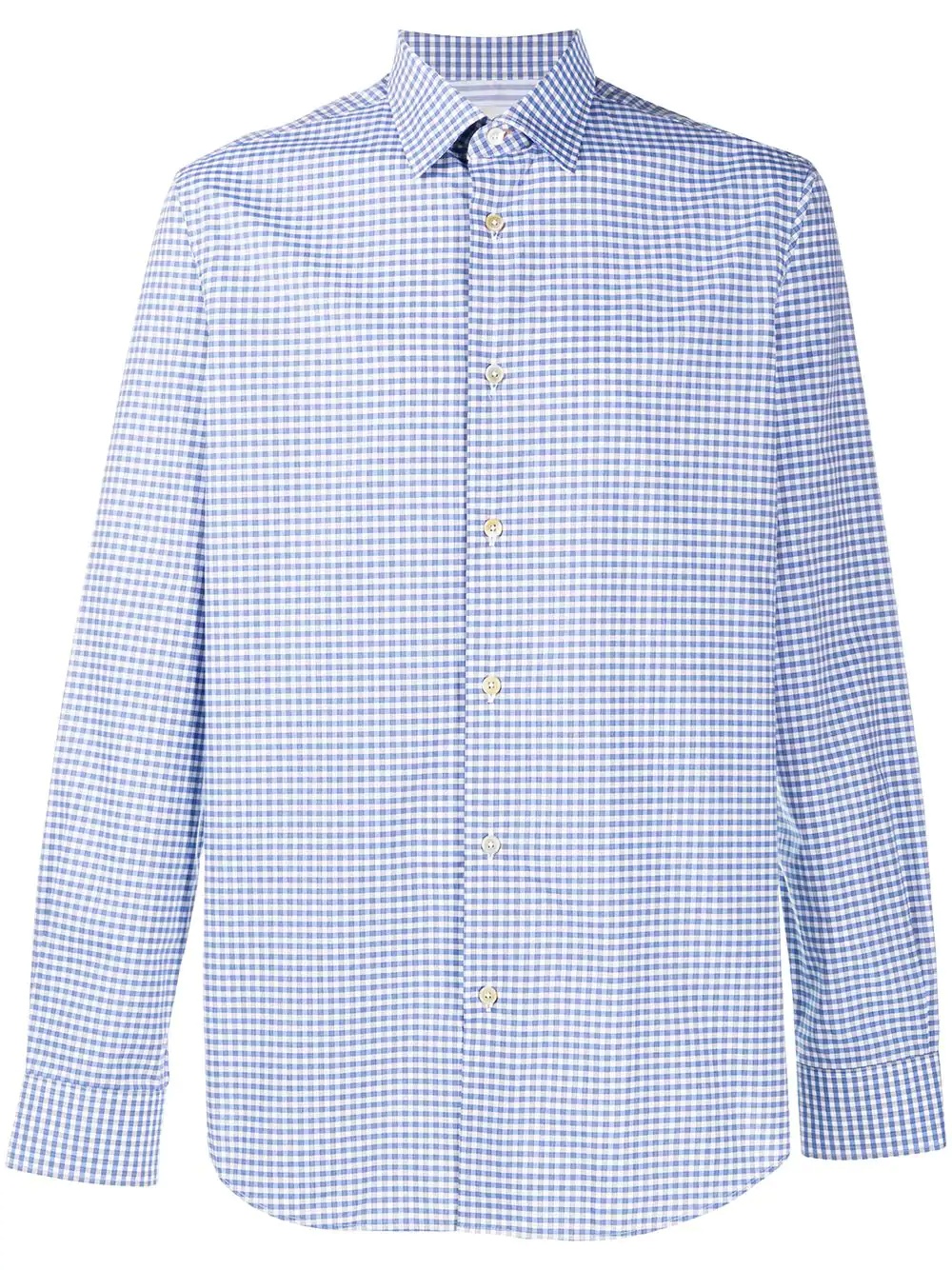 checked buttoned shirt - 1