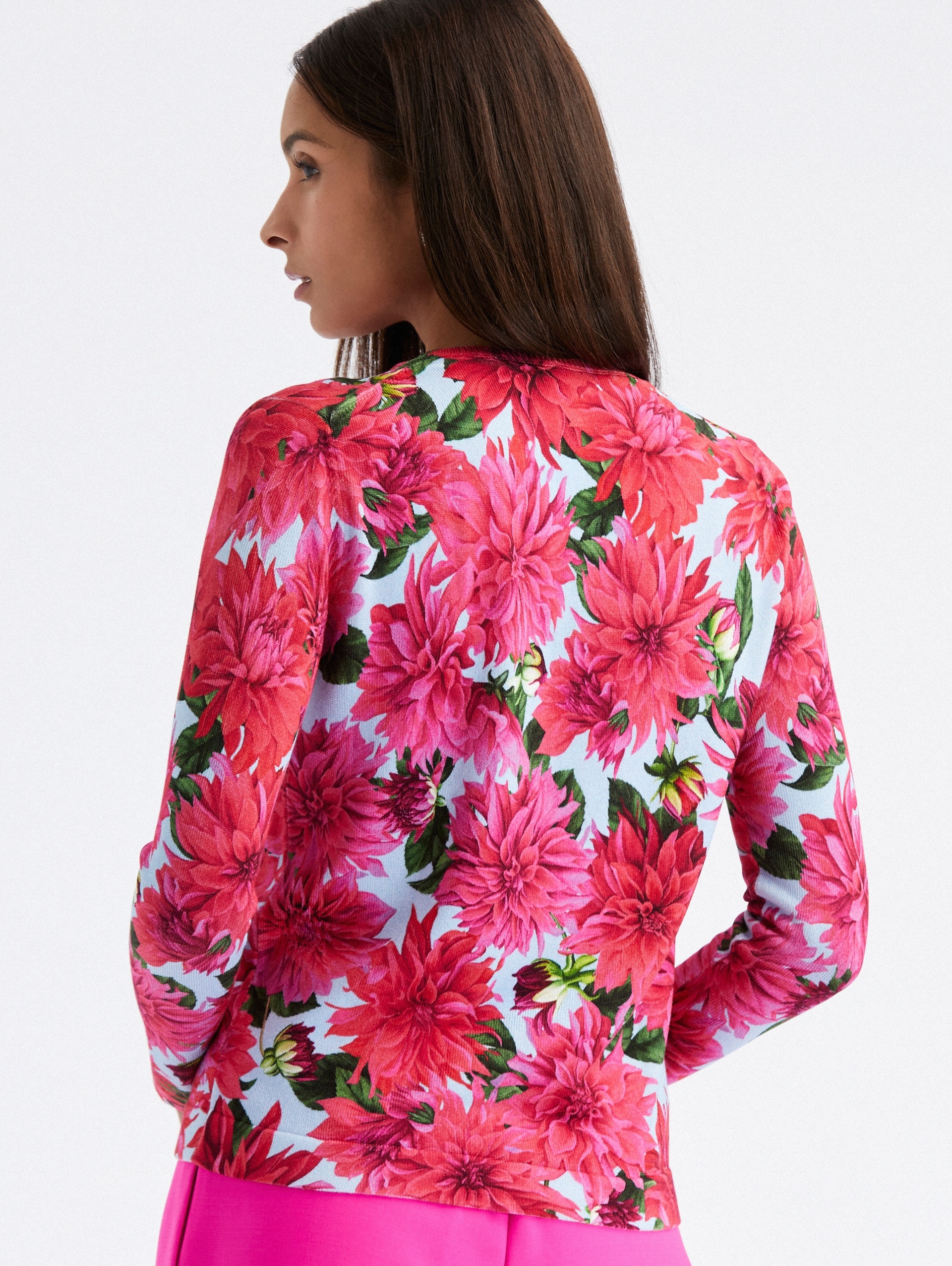 DAHLIA PRINTED CARDIGAN - 4