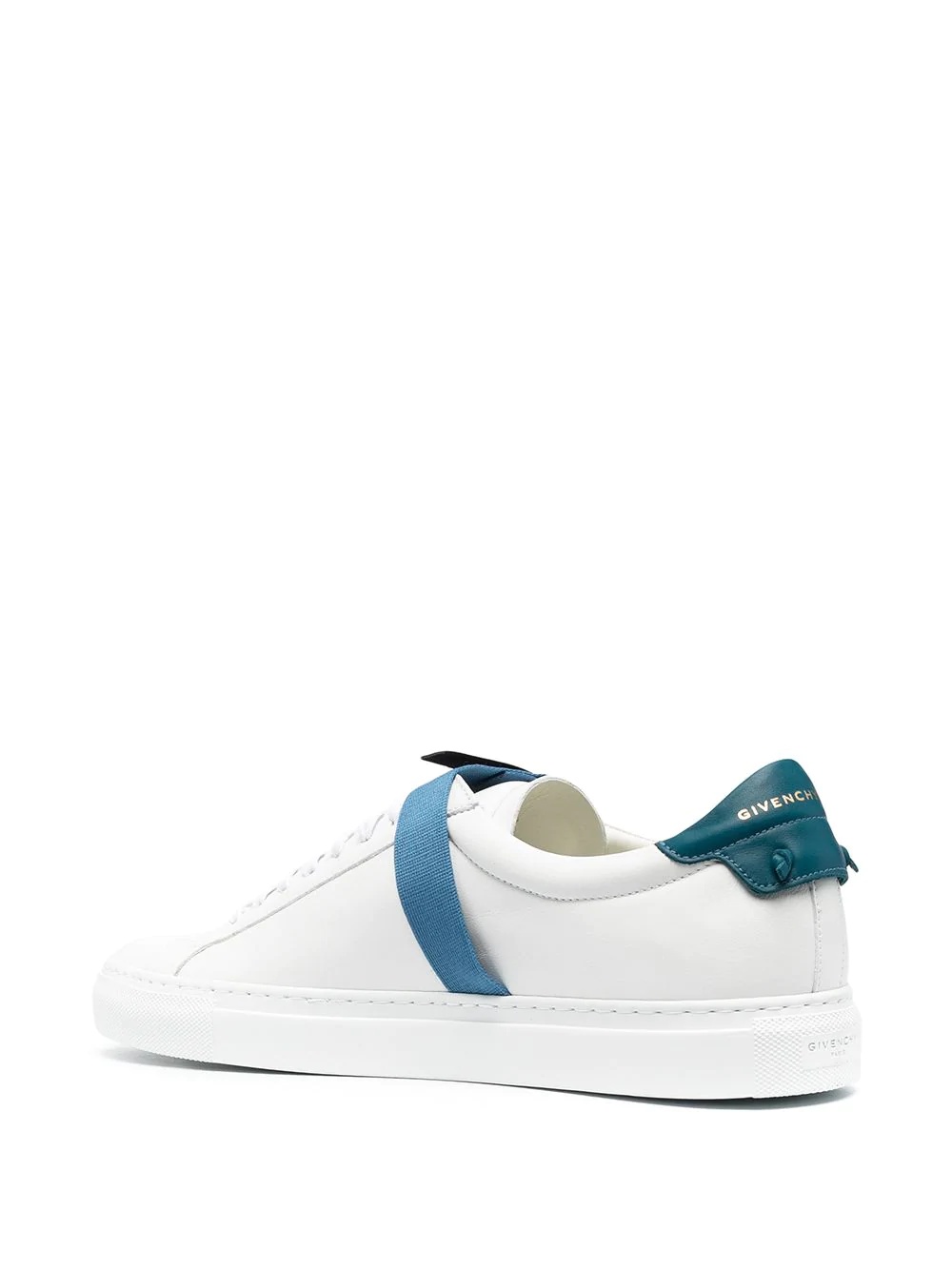 logo-strap low-top sneakers - 3