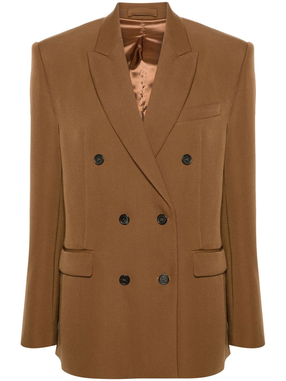 double-breasted virgin wool blazer REVERSIBLE