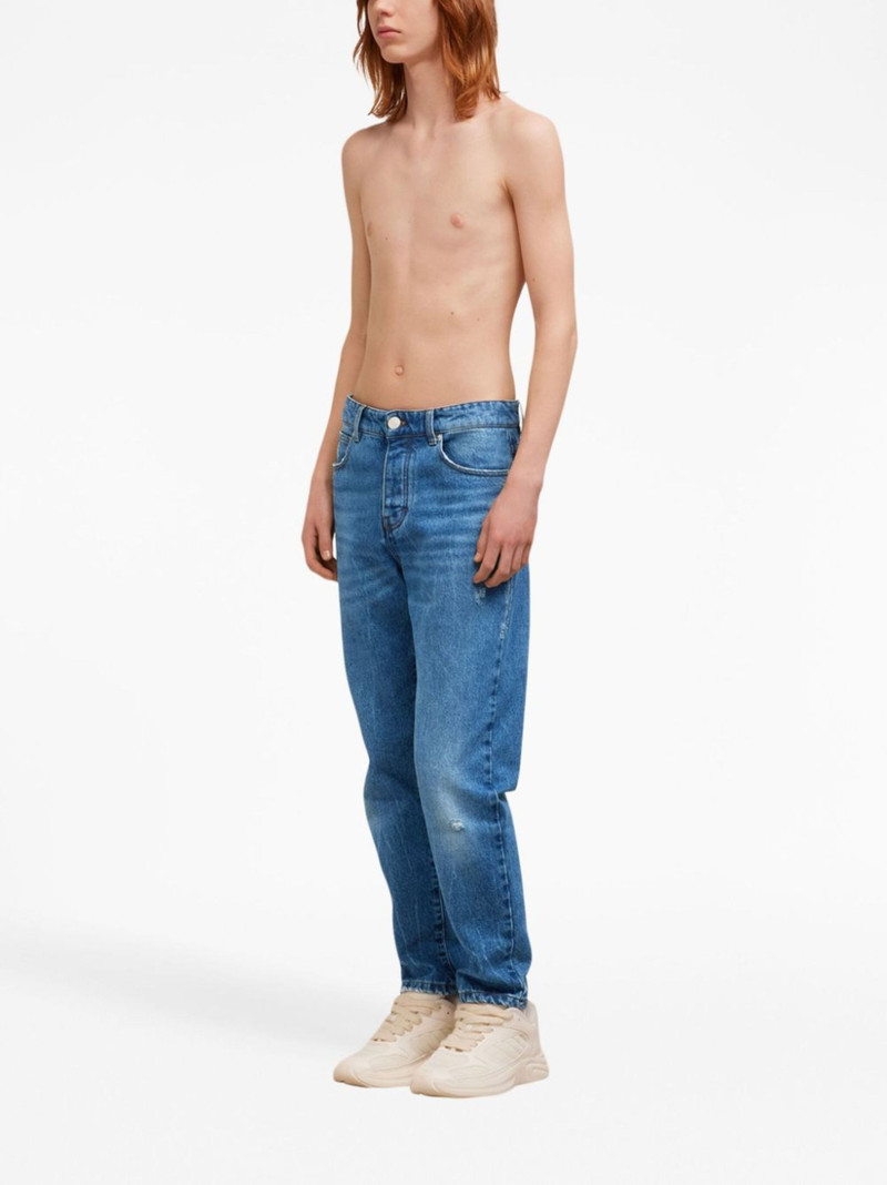 logo-patch straight-leg jeans 4
