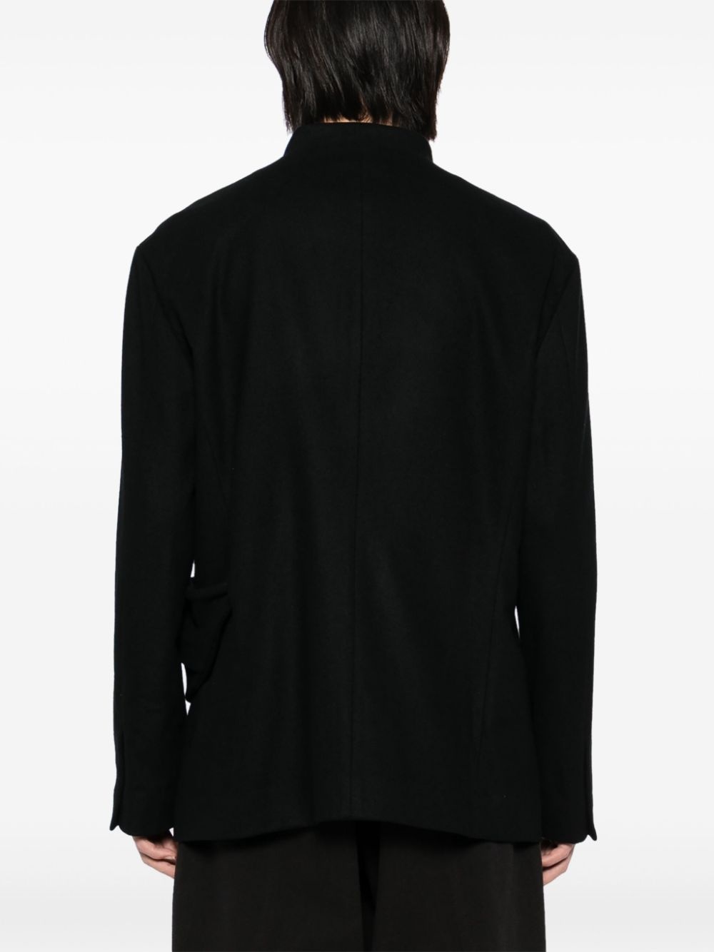 suit jacket with waist bag - 4