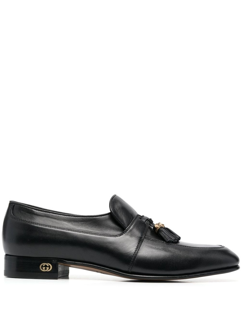 tassel-trim 가죽 loafers 1