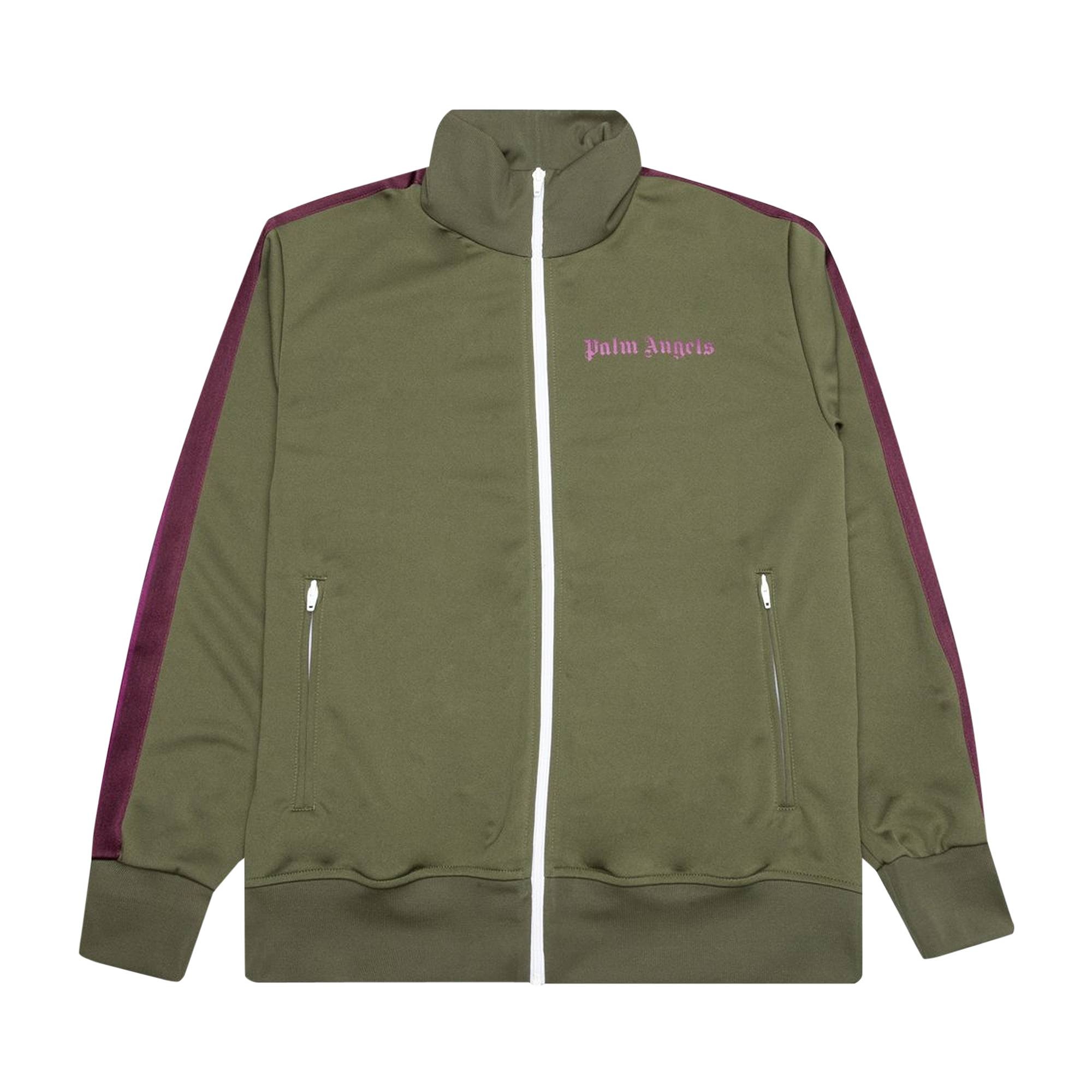 Palm Angels College Track Jacket 'Military Purple' - 1