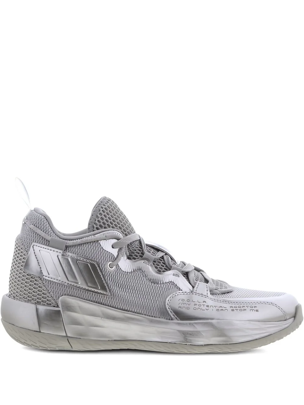 Dame 7 EXTPLY "Grey Two/Silver Metallic/Cloud White" sneakers - 1