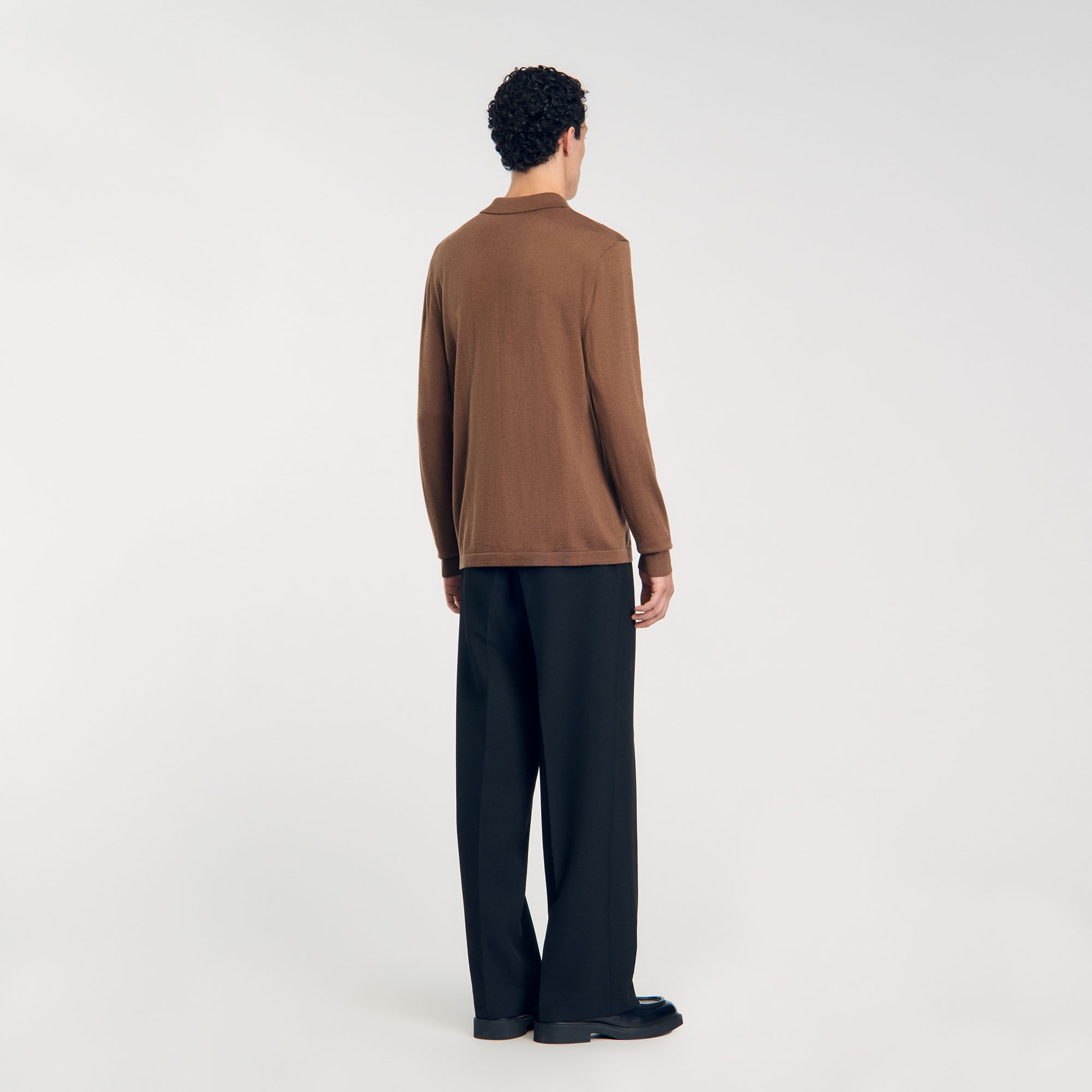 KNITTED POLO SWEATER - 6