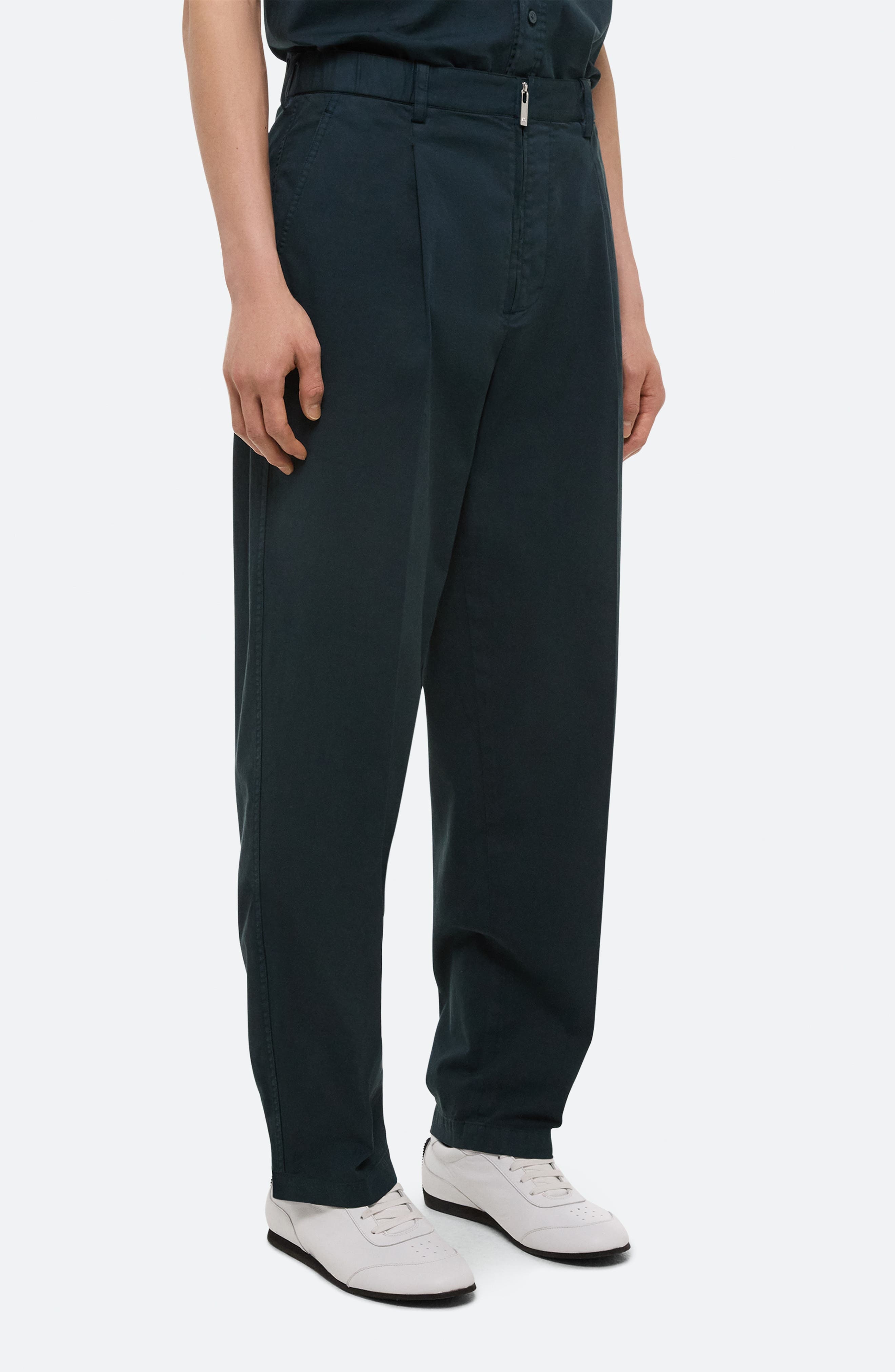 Helmut Lang GD Zoot Cotton Stretch Twill Pants in Pine at Nordstrom - 3