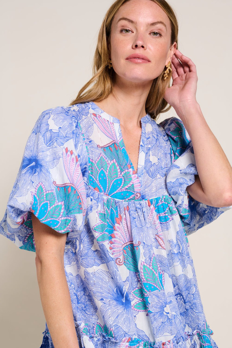 Mini Dress Cruz - Blue Padang 8