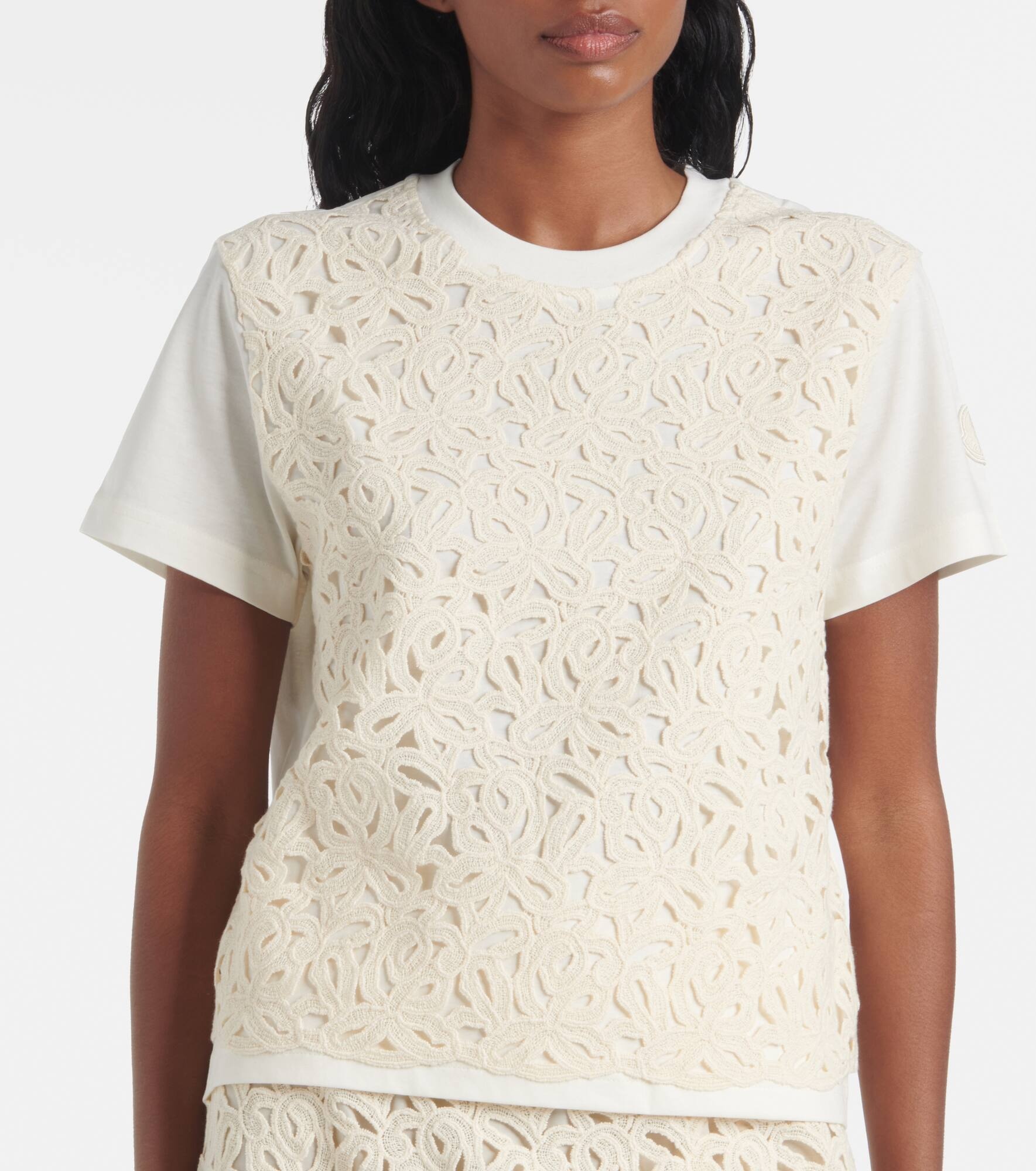 Floral cotton jersey T-shirt - 5