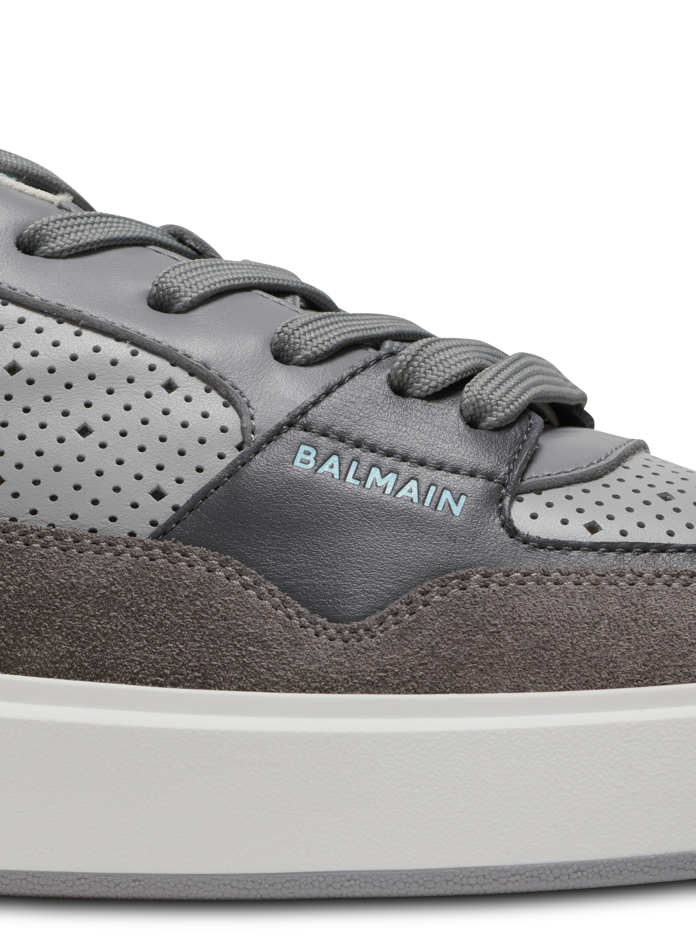 B-Court Flip perforated leather trainers - 8