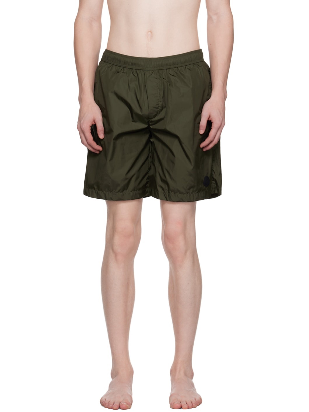 Green Patch Swim Shorts - 1